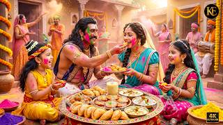 Download Lagu होली के दिन जब बाल कान्हा के घर दुश्मन कंस बना दोस्त || Yashomati Maiyaa Ke Nandlala MP3