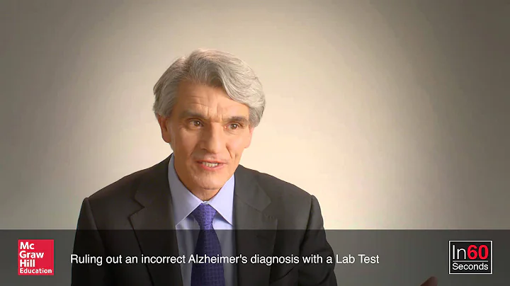 Ruling out Alzheimer's with a Lab Test from Harrison's Principles of Internal Medicine, 19th Edition
