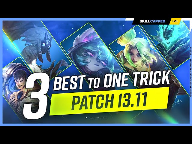 3 BEST CHAMPIONS to ONE TRICK for EVERY Role on Patch 13.8
