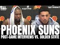 Kevin Durant &amp; Devin Booker React to Phoenix Suns Opening Game, KD&#39;s Return to Face Golden State