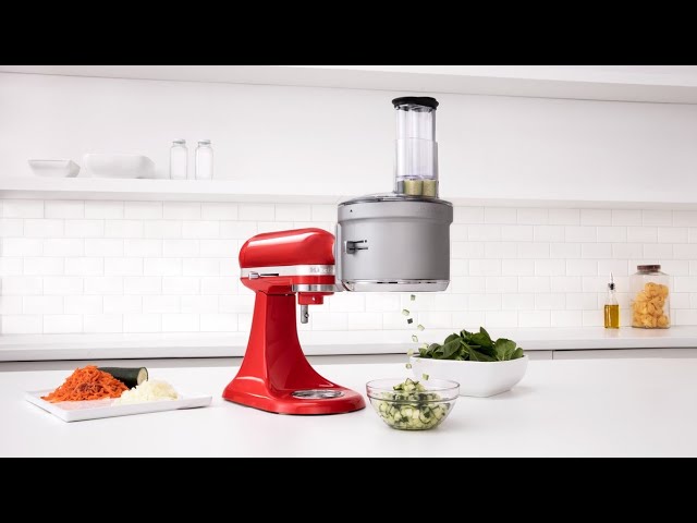 KitchenAid Food Processor Attachment w Commercial Style Dicing Kit Review &  Demo + Hash Brown Recipe 