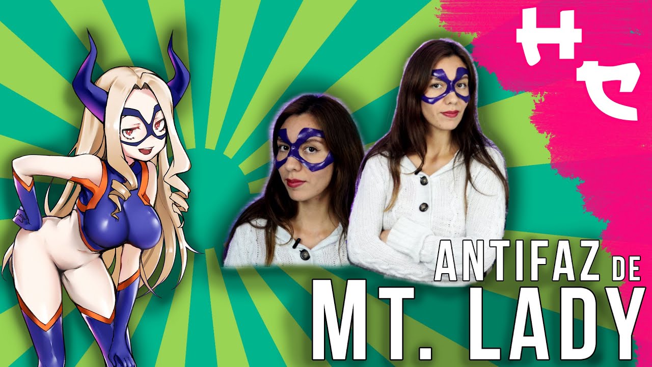 Hagamos el antifaz de Mt. Lady de My Hero Academia + Plantilla Gratis