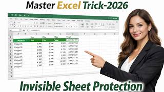 🔥 Master Next-Level Excel Trick 2026 | Lock Your Data Invisibly Without VBA Remove Excel Sheet Protection Without Password Vba Trick 2026