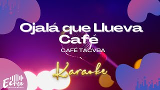 Video thumbnail of "Café Tacvba - Ojalá que Llueva Café (Versión Karaoke)"