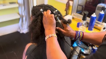 Dreadlock Machine Demonstration #dreadlockmachine #locs #locstyles #dreadlocks #locextensions