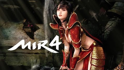 Most Beautiful Girl Character in MIR4 | Sorcerer Customize Character