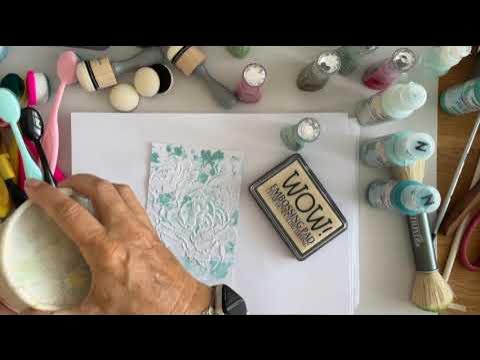 StencilGirl Talk: Wooden Shoe Love a Pair? How to Make Paper Clay Molds  with Stencils and Carving Rubber