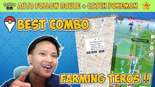 Tutorial Simple Combo Auto Follow Route   Catch Pokemon di PGSHARP Pokemon Go❗#pokemongo