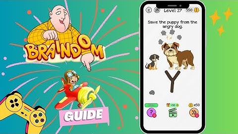 Braindom: Save the puppy from the angry dog.