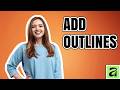 How to Add Outlines to Images in Affinity