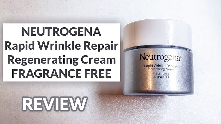 Neutrogena rapid wrinkle repair regenerating cream ingredients