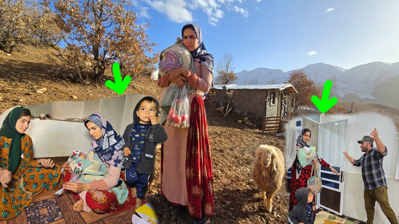 Солидарность кочевых женщин в горах ❄️ В поисках безопасного дома в деревне