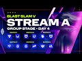 BLAST Slam V Group Stage Day 4: Dota 2 LIVE 🎮