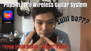 UHF Guitar Wireless System (Lazada) | Unboxing and First Impressions | Zoom G1Xon: Slash (Don’t Cry)