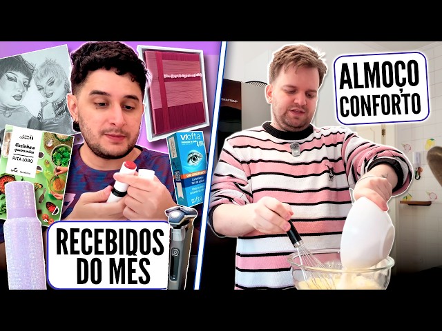 VLOGÃO: Recebidos, Cozinhando e Rotina