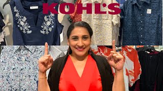 NEW KOHL'S SHOPPING | AMAZING SPRING , SUMMER CLOTHES IN STORE  2024| Durga's Delights & Disasters