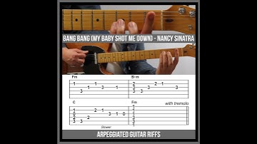 Thumbnail of Bang Bang (My Baby Shot Me Down) - Arpeggiated Guitar Riffs - Nancy Sinatra
