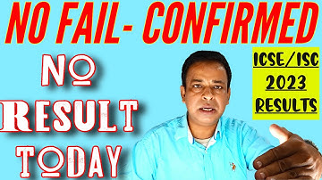 ICSE/ISC Result Will not come today | Why will no one fail? Date of Result 2023@TuitionICSEOnline