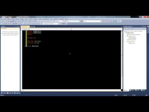 C++ Game Logic 1: Setting up Character
