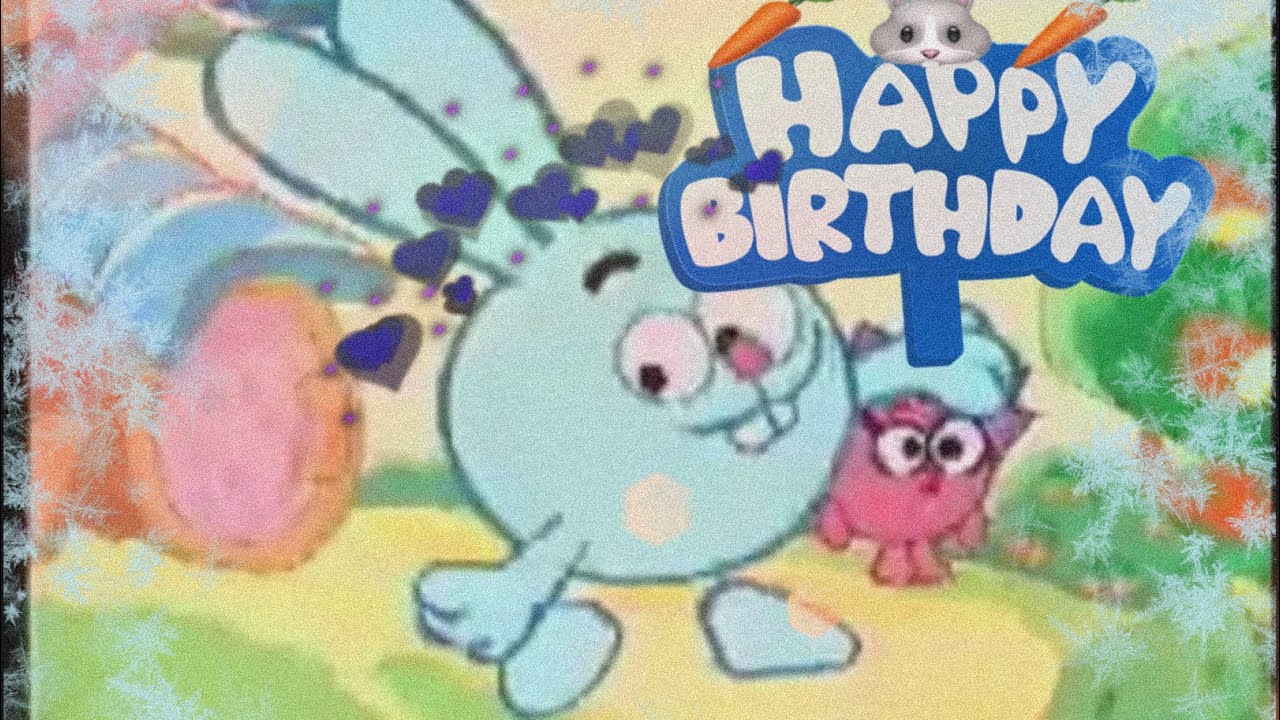 #Комикс День рождения Кроша 🩵🐰🥕 #крош #смешарики #kikoriki 