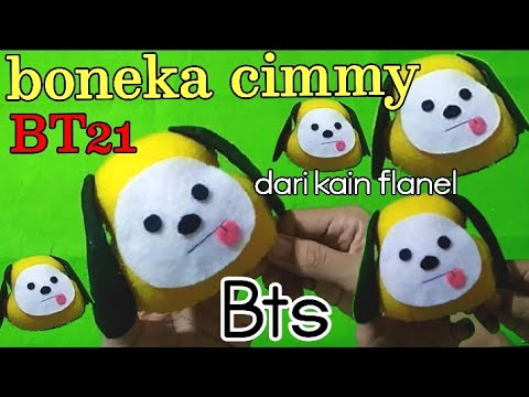 Diy 57 Cara Membuat Boneka Cimmy Bt21 Bts Dari Kain Flanel Boneka Korea Boneka Flanel Youtube