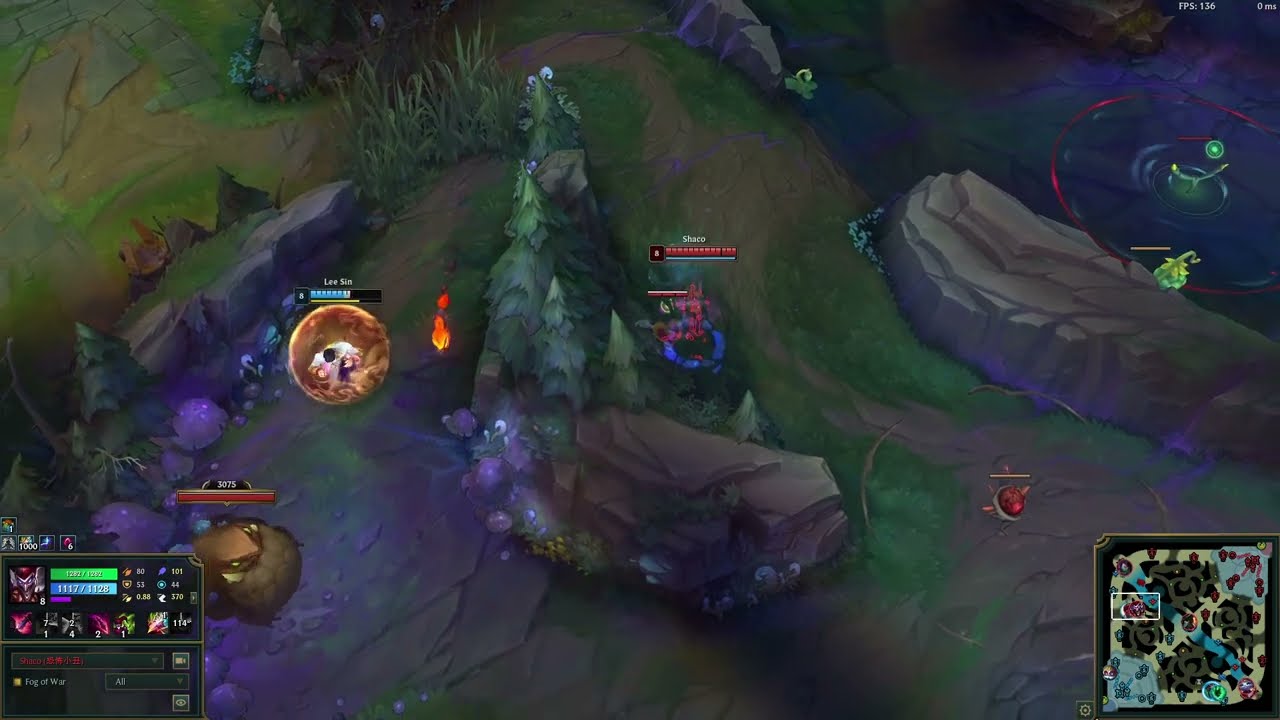 Shaco AP tricks Lee Sin