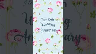 Happy 10Th Wedding Anniversary Wishes Best 10Th Anniversary Wishes For Couple
