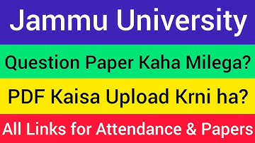Jammu University Online Exam kaisa dena hai? || Step by Step || UG Ist, 3rd & 5th Sem. Update