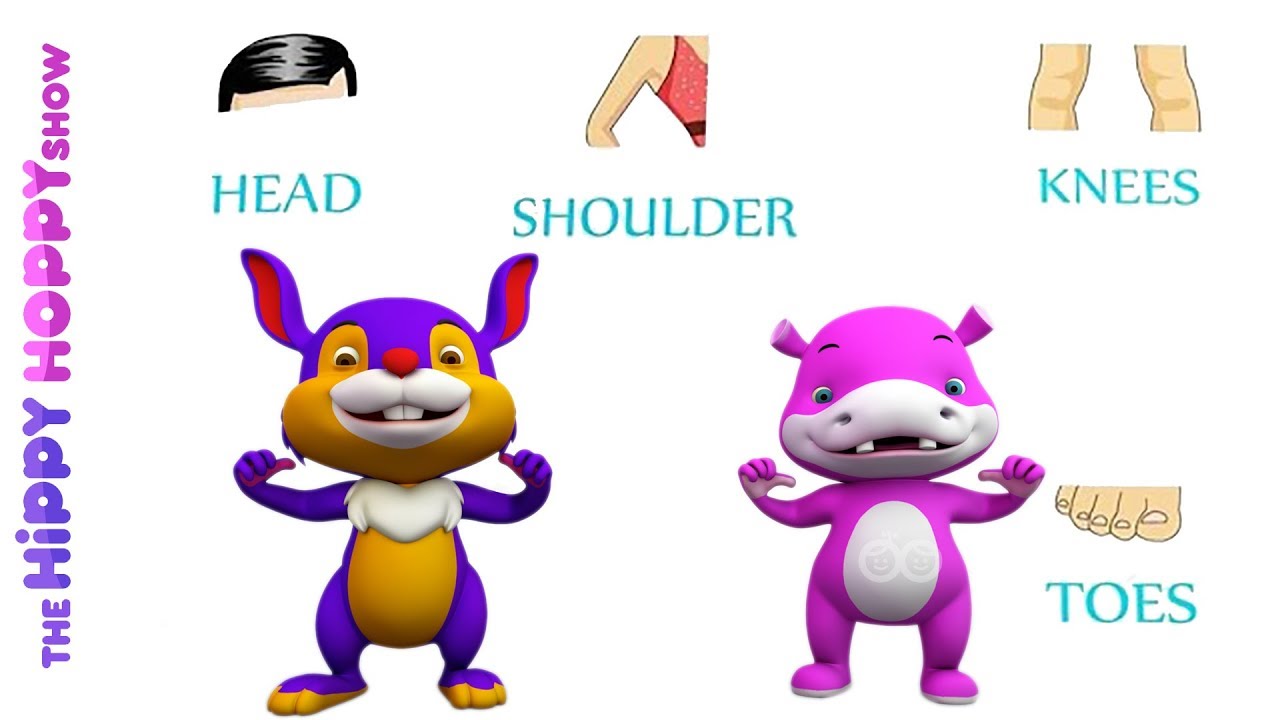 Heads, shoulders, knees and toes I 3D Nursery Rhymes for Kids and Children I Baby Songs YouTube