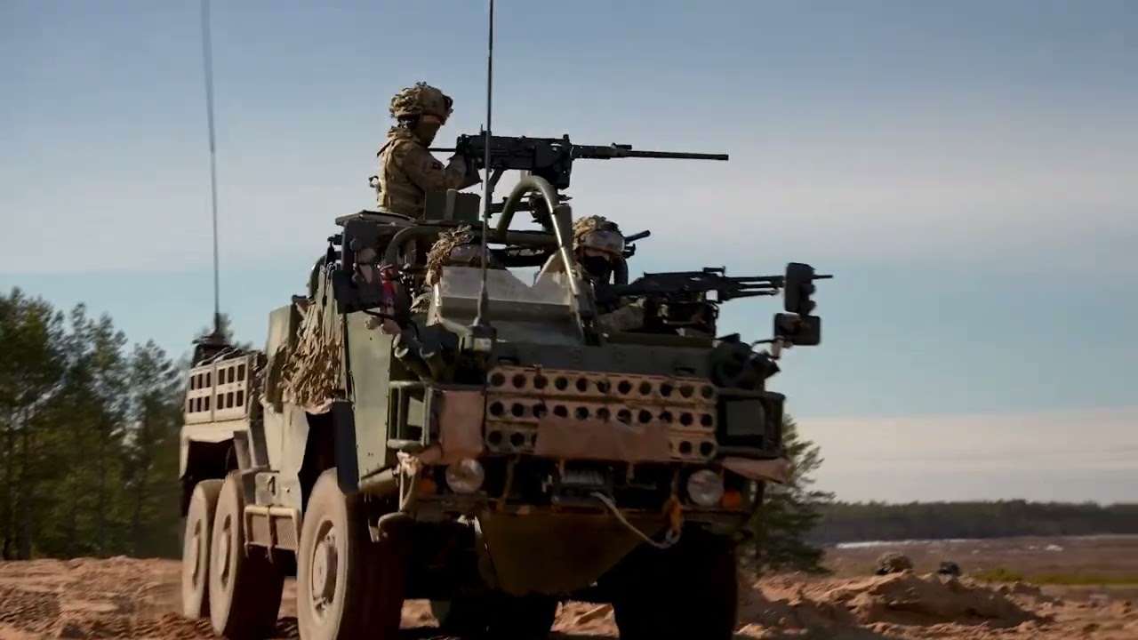 Javelin & NLAW Fired in NATO Live Exercise | UK & Lithuanian Troops