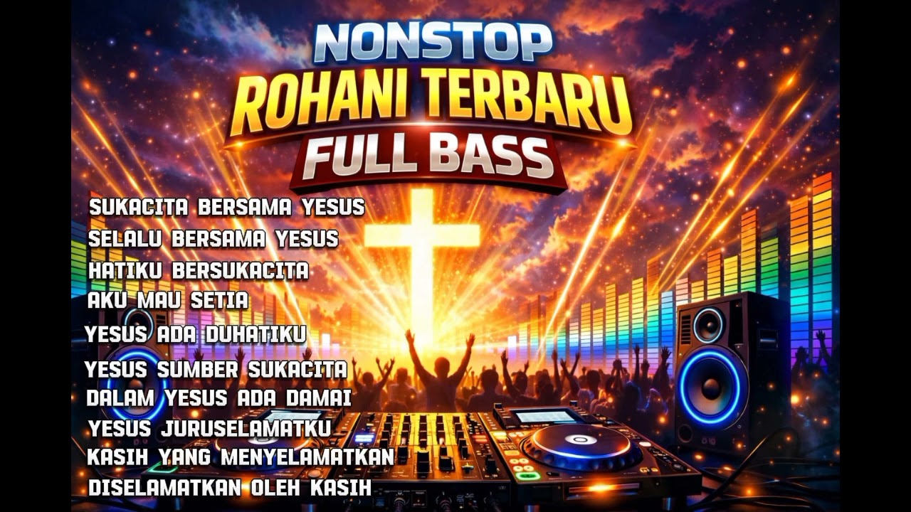 Vol. 3 Nonstop Lagu Rohani Terbaru | Pujian & Penyembahan| Sukacita Bersama Yesus | full bass mantap