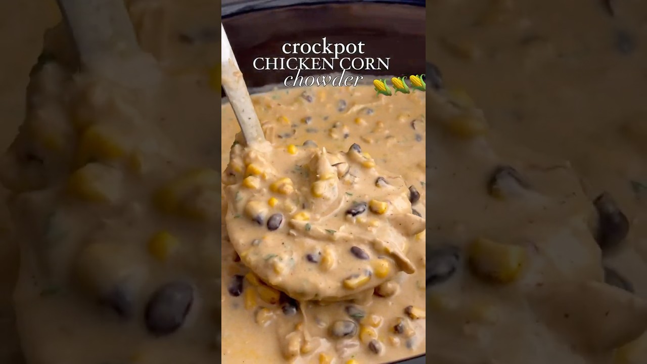 Кукурузный суп с курицей в горшочке