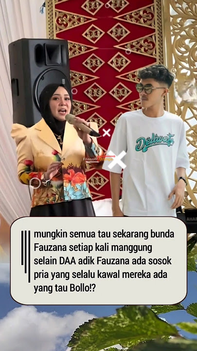 sekarang setiap bunda Fauzana manggung ada yang selalu kawal kalian tau Bolo #fauzana #fauzana1515