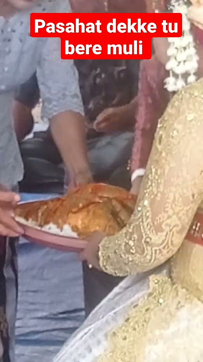 Pasahat dekke simudur² tu pengantin#shorts