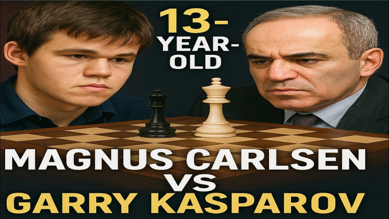 “13-Year-Old Magnus Carlsen vs Garry Kasparov 👑🔥 | The Game That Shocked the Chess World!”