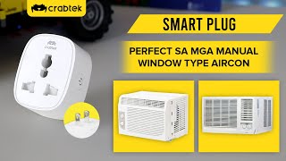 Smart Universal Plug with Energy Monitoring that can support manual ac upto 2.5hp (Window Type)