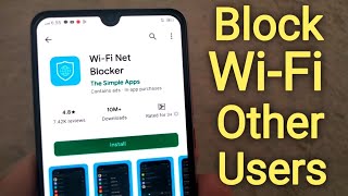 How To Block Wi-Fi Users | How To Block Wi-Fi Internet Other Users screenshot 5