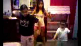 My Crazy Kids Dancn To Satisfaction-Just Dance 2