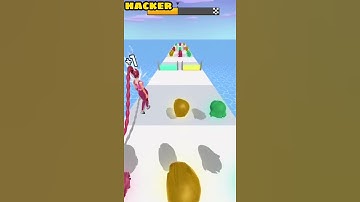 Tangled Run Noob vs Pro vs Hacker || All Levels Gameplay || #Shorts