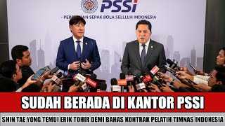 MEETING ERIK TOHIR~SHIN TAE YONG COMES TO INDONESIA TO RETURN TO TRAINING THE INDONESIAN NATIONAL...