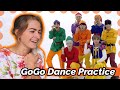 the CHAOS ✰ GoGo Dance Practice (+ what you missed) ✰ BTS REACTION