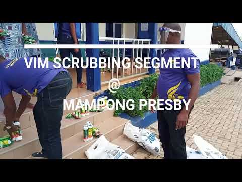 SCRUBBING SEGMENT AT MAMPONG PRESBYTERIAN SENIOR HIGH SCHOOL