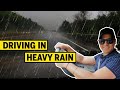 How to DRIVE in RAIN? - Important tips to drive in heavy rainfall - Pass your road test even in rain