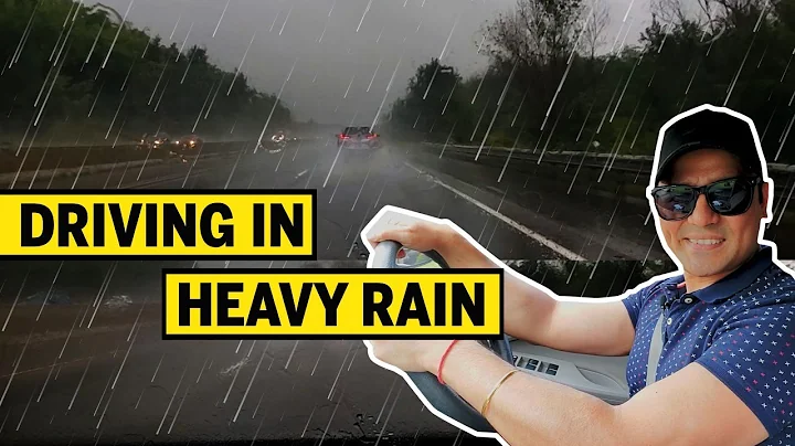 How to DRIVE in RAIN? - Important tips to drive in heavy rainfall - Pass your road test even in rain