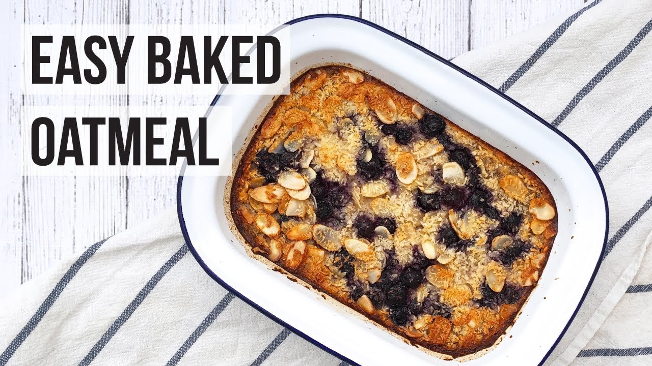 BAKED OATMEAL RECIPE VEGAN YouTube