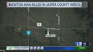SUV vs semi crash in Jasper Co kills Newton man