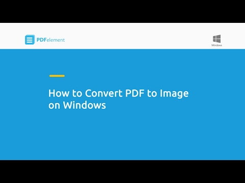 How to Convert PDF to Image on Windows