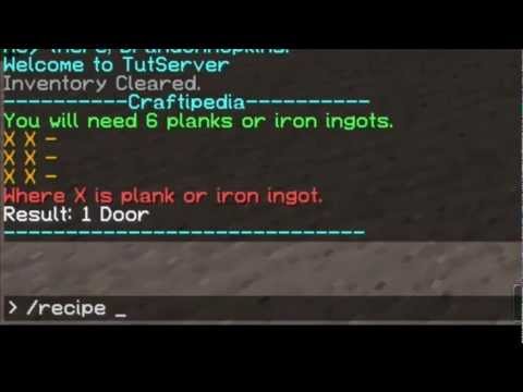 Bukkit Plugin Tutorial: Craftipedia - View Recipes In-Game