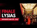 Finale du concours lysias paris 2023