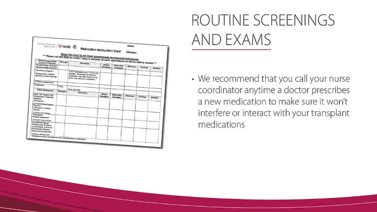 Living With Your Transplant - Taking Care of Yourself & Your Liver After Transplant Part B